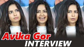 Actress Avika Gor CUTE Interview About BRO Movie  TFPC Exclusive [upl. by Amitaf]