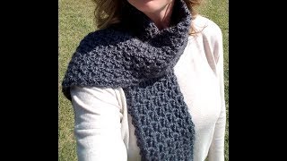 FREE Crochet Scarf  Stormy Waters Infinity [upl. by Notloc]