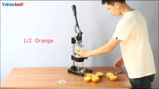 Hand Press Manual Fruit Juicer  Yaheetech [upl. by Isiah]