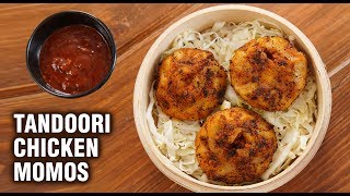 TANDOORI CHICKEN MOMOS Without Steamer  How To Make Tandoori Momos  Chicken Momos Recipe  Varun [upl. by Yerffoeg]