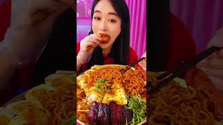 Mukbang Tteokbokki Mamasuka Shorts Bag 41 [upl. by Hadleigh]