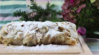 Apple Strudel Recipe  Traditional German  Bavarian [upl. by Shalne269]