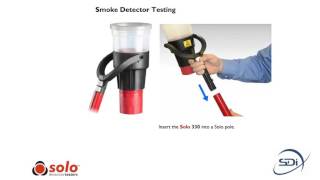 Solo 330332  A4  Smoke Detector Testing [upl. by Nomor523]