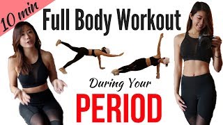 10 min Workout on Period Best Exercises During quotThat Time of the Monthquot to Help with PMS [upl. by Karyn]