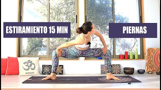 Estiramiento  Piernas Flexibles en 15 minutos para todos  MalovaElena [upl. by Ube]