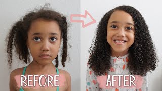 Tangled Curly Hair Wash Routine  Tips for Detangling [upl. by Naamann]