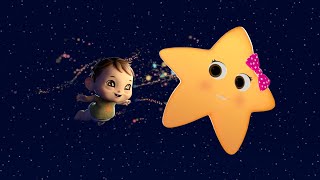 Twinkle Twinkle Little Star  Kids Songs amp Nursery Rhymes  Lellobee [upl. by Delorenzo280]