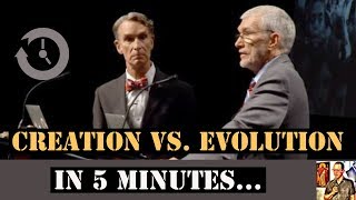 Creation vs Evolution in 5 minutes [upl. by Addi]