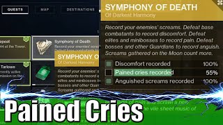 How To Get Pained Cries Recorded  Symphony of Death [upl. by Eidnac137]