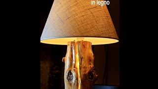 Lampada  Abat Jour in legno fai da te  DIY [upl. by Nhguavaj]