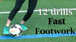 Fast Feet Beginner Soccer Drills [upl. by Ahsenauq569]