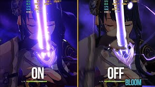 GENSHIN IMPACT 40 GRAPHIC SETTING COMPARISON [upl. by Sax591]