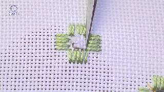 Embroidery  Satin stitch [upl. by Atnuahc]