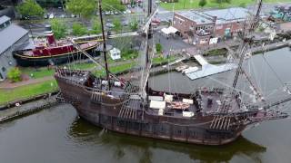 Spanish Tall Ship El Galeon at HRMM in Kingston [upl. by Htebsil]