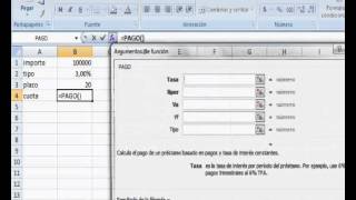 Calcular Hipoteca con Excel [upl. by Notsew]