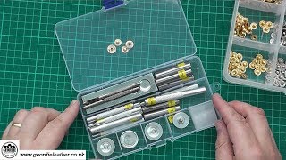 15 Snap Fasteners  Press Studs  Leather Work For Beginners [upl. by Damalis]