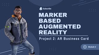 AR Business Card  Project 2  Module 5 [upl. by Noah697]