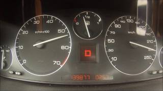 Peugeot 607 30 V6 Top Speed [upl. by Rowell]