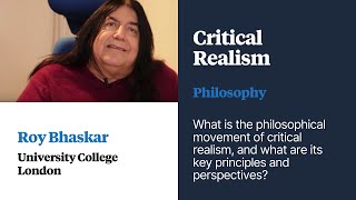 Critical Realism  Roy Bhaskar [upl. by Jolie]