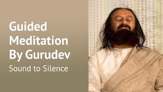 Inner Silence Guided Meditation  Gurudev Sri Sri Ravi Shankar [upl. by Basilio]