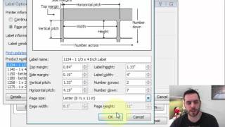 How Do I Print Labels in Word [upl. by Arlina232]