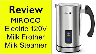 Review Miroco Milk Frother  How to make froth milk at home [upl. by Ennahs]