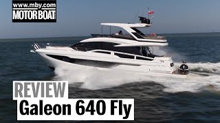 Galeon 640 Fly  Review  Motor Boat amp Yachting [upl. by Kentigera328]