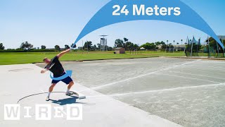 Why Its Almost Impossible to Shot Put 24 Meters  WIRED [upl. by Kcirreg]