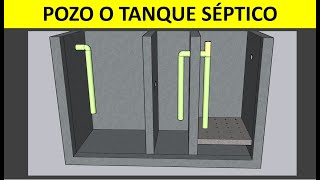 POZOS SÉPTICOS  DISEÑO DE TANQUES SÉPTICOS  SEPTIC TANK [upl. by Frear]