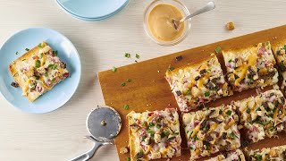 Reuben Flatbread Pizza  Pillsbury Recipe [upl. by Bolten]