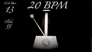 20 BPM Metronome [upl. by Wrdna727]