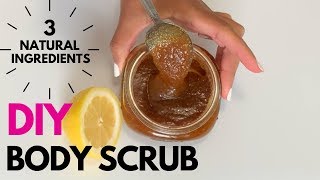 How to Make Exfoliating Body Scrub  DIY [upl. by Ynnej]