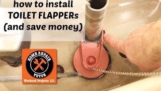 How to Replace a Toilet Flapper Valve [upl. by Adnorat959]