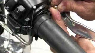 How to Replace Motorcycle Handlebar Grips [upl. by Ruthe]