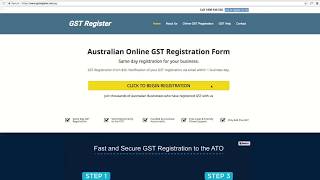 How to Register For GST Online in Australia An Easy StepbyStep Guide by GST Register [upl. by Aube]