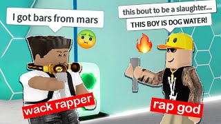 ROBLOX RAP BATTLES but im a RAP GOD [upl. by Koralle]