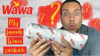 Eating My Favorite Sandwich From WAWA Food Review [upl. by Holtz]