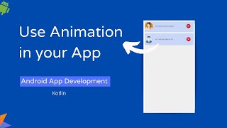 Use Animation in Android App  Animation Tutorial using Android Studio [upl. by Irdua946]