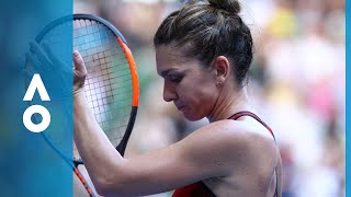 Simona Halep v Angelique Kerber match highlights SF  Australian Open 2018 [upl. by Airat]