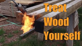 Treat Wood Yourself  How to Treat Wood Against Rot [upl. by Tnilk]