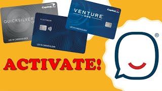 How to activate Capital One Credit Card [upl. by Rimidalb392]