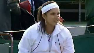 Sania Mirza  E Dementieva 1st Rd Wimbledon 2006 [upl. by Ragouzis]