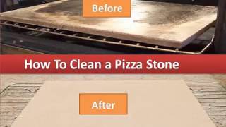 How To Clean A Pizza Stone Cleaning Your Stone By Hand [upl. by Notned441]