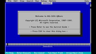 Introduction to QBasic programming A step by step guide [upl. by Annawek]