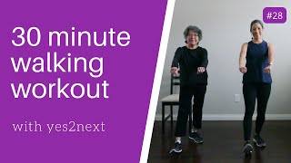 30 MINUTE WALKING WORKOUT  For Seniors and Beginners [upl. by Nannahs934]