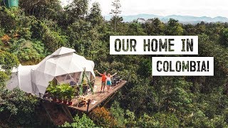 We Stayed in a DOME HOUSE in COLOMBIA amp It Was Amazing Glamping in Guatapé [upl. by Whiting]