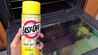 EASYOFF HEAVY DUTY Oven Cleaner Review [upl. by Nomad408]