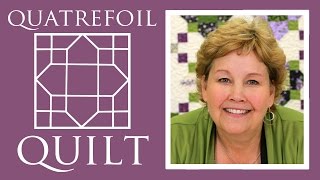 Make a Quatrefoil Quilt with Jenny Doan of Missouri Star Video Tutorial [upl. by Atreb139]