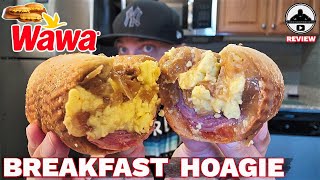 Wawa® Italian Breakfast Hoagie Review 🌅🌯🥚  BEST Gas Station Sub  theendorsement [upl. by Zysk298]