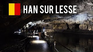 🇧🇪 Han sur Lesse  Following The River Lesse In An Impressive Limestone Cave Belgium May 2021 [upl. by Allina]